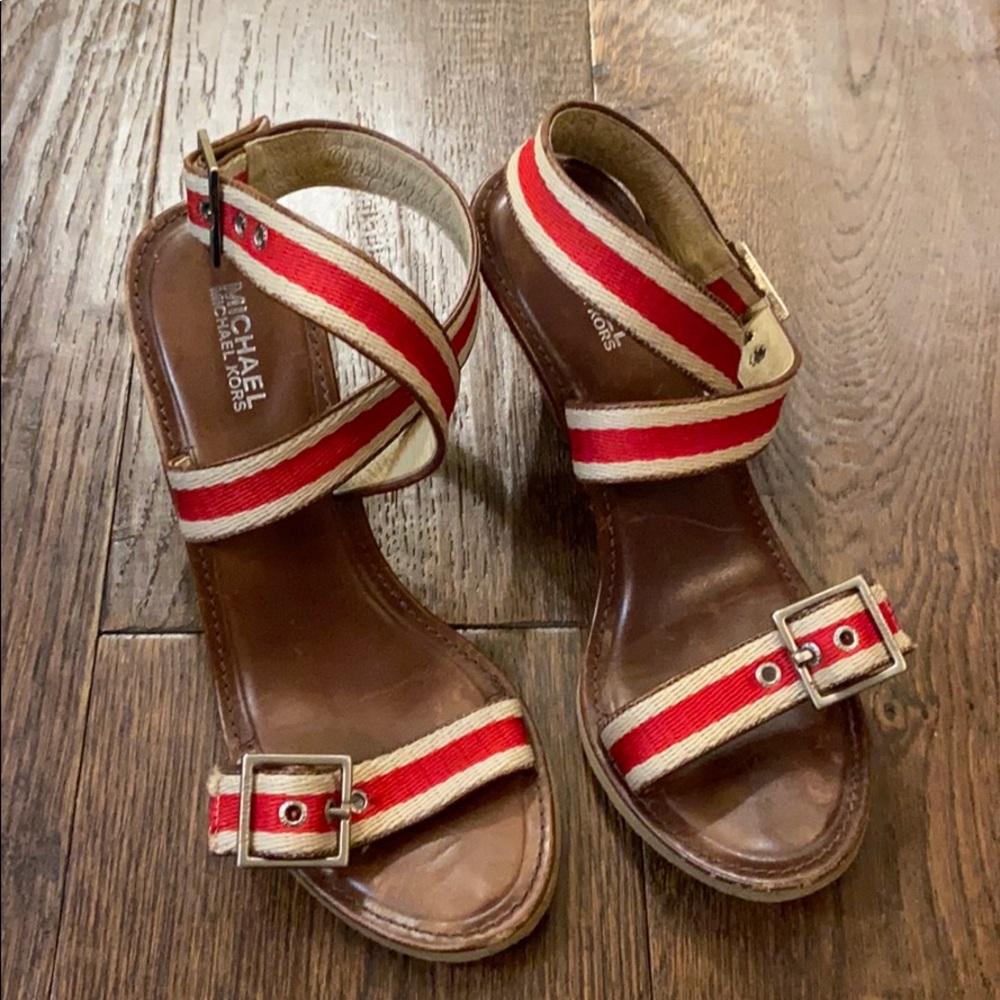 Michael Kors wedge sandals